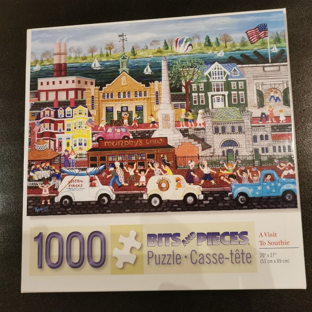 puzzle 1000 pieces - A visit to southie 51cm x 69cm